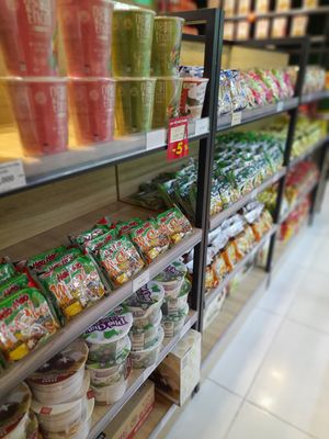 Vegan noodles at Chay Tốt Market - 297-299 Âu Cơ in Ho Chi Minh City