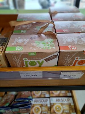 Vegan products at Chay Tốt Market - 297-299 Âu Cơ in Ho Chi Minh City