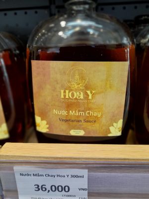 Vegan fish sauce at Chay Tốt Market - 297-299 Âu Cơ in Ho Chi Minh City