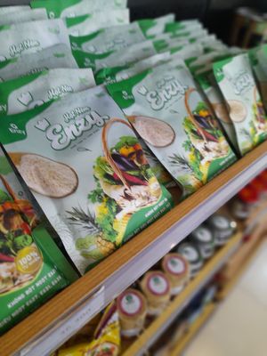 Vegan products at Chay Tốt Market - 297-299 Âu Cơ in Ho Chi Minh City