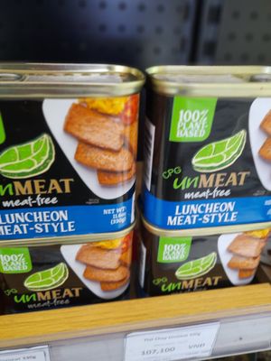 Vegan meat at Chay Tốt Market - 297-299 Âu Cơ in Ho Chi Minh City