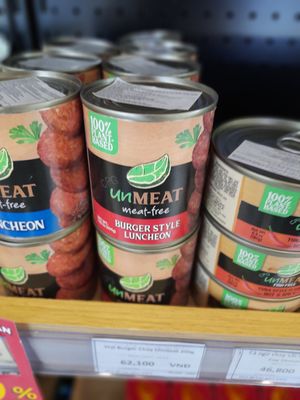 Vegan meat at Chay Tốt Market - 297-299 Âu Cơ in Ho Chi Minh City