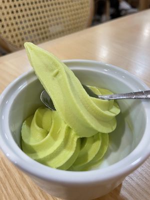 Green tea soft serve  #Veganuary at Homie Vegan in Hanoi