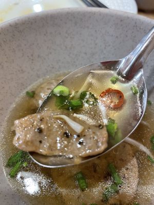 DYI soup  at Homie Vegan in Hanoi