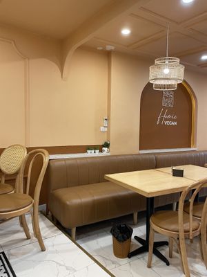 Inside  at Homie Vegan in Hanoi