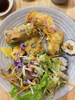 Mixed plate   at Homie Vegan in Hanoi