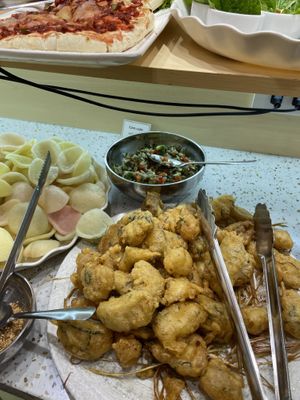 Deep fried mushrooms   at Homie Vegan in Hanoi