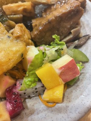 Fruit salad   at Homie Vegan in Hanoi