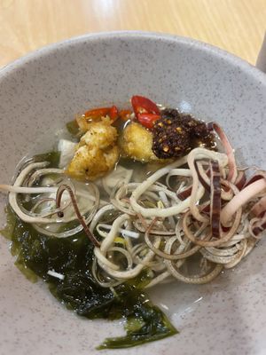 Seaweed soup  at Homie Vegan in Hanoi