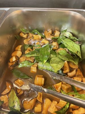 Mushrooms gravy- yum  at Homie Vegan in Hanoi