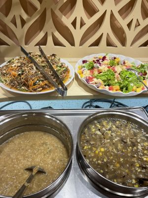 Both salads are great   at Homie Vegan in Hanoi