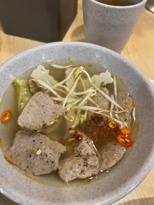 Pho  at Homie Vegan in Hanoi