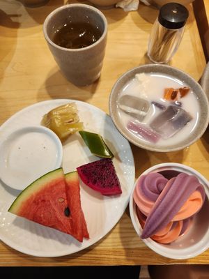 The cakes! Desserts and ice cream!!!!! at Homie Vegan in Hanoi