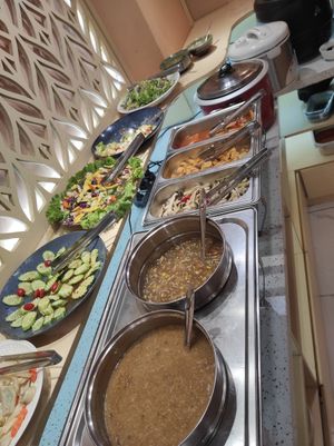 Buffet at Homie Vegan in Hanoi