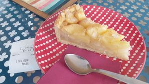 Apple tart at Cappuccino Grand Cafe in Lanzarote