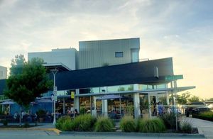 Exterior with patio seating. at Franquette in West Sacramento
