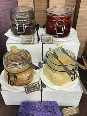 Bread spread at Celestial's Food in Batam