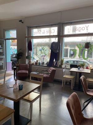 Inside   at JayJay Yoga Cafe in Cologne