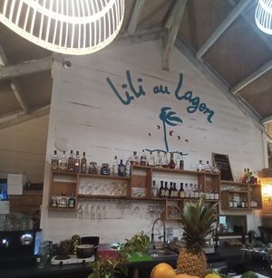 The bar at Lili au Lagon - Restaurant Le François in Le Francois