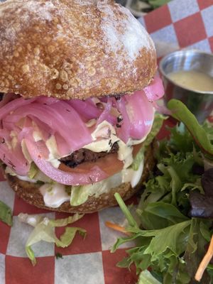 Mad bunny burger   at Mad Rabbit Cafe in Madison