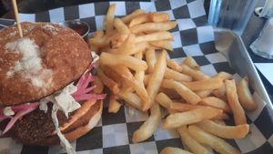 No Harm, No Foul (with fries) at Mad Rabbit Cafe in Madison
