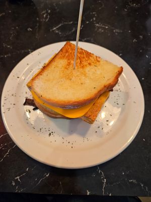 Breakfast sando at Mad Rabbit Cafe in Madison