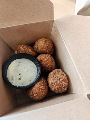 Bunny-less balls at Mad Rabbit Cafe in Madison