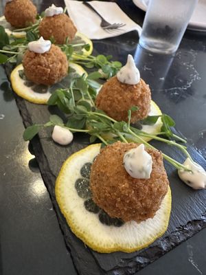 "Bunny-less balls"  at Mad Rabbit Cafe in Madison