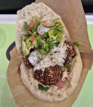 Falafel pita at Boussi Falafel - Hamburg in Hamburg