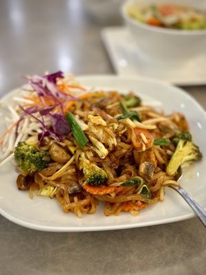 Tofu Phad Thai  at Phuket Thai Restaurant in Redondo Beach