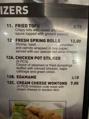 Appetizers   at Phuket Thai Restaurant in Redondo Beach