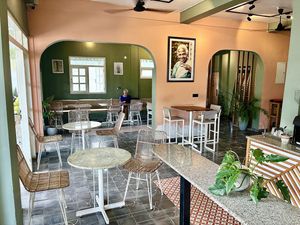 Interior  at SkinnyTom's Deli in Unawatuna