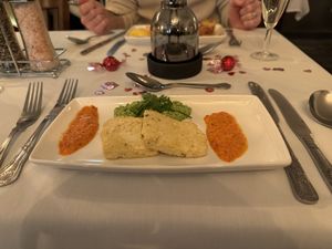 Tofu starter   at Little Crown Inn in Pontypool