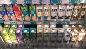 Milk alternatives  at Waitrose - Khalifa City in Abu Dhabi