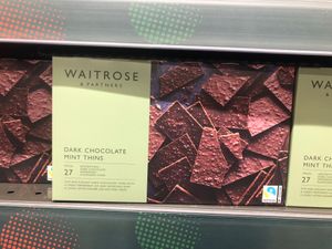 Mint chocolates at Waitrose - Khalifa City in Abu Dhabi