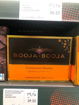 Booja booja chocolate at Waitrose - Khalifa City in Abu Dhabi