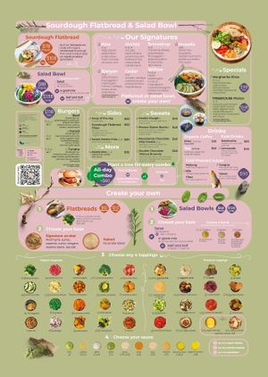 Menu  at TREEHOUSE - Tsim Sha Tsui in Kowloon