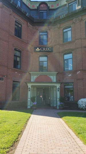 Front entrance, talk to security or go right to enter the back entrance at ZoJu - Maybe closed in Hartford