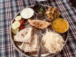 Veganes thali   at Agonda Corner in Agonda