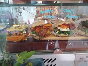 cabinet sandwiches at Dragonfruit Café in Whangarei