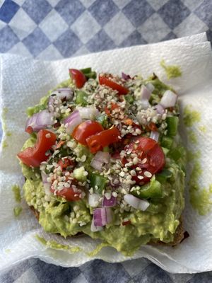 Super delicious avocado toast!  at Blue Zone in Espanola