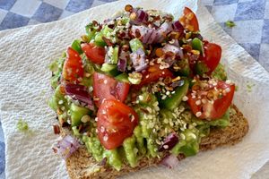 Avocado toast   at Blue Zone in Espanola