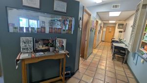 Two tables at Blue Zone in Espanola