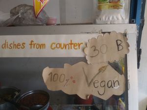 100% vegan and only 30 THB at Chuan Siang in Chiang Mai