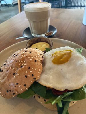 Plant based egg at Nourish - Uluwatu in Pecatu