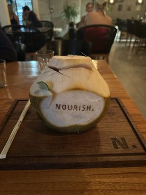 young coconut! 🥥🌴  at Nourish - Uluwatu in Pecatu