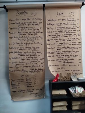 Breakfast and lunch menu at Jak & Mo Taste Co in Gatton