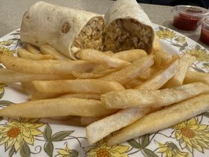 The Cosmic Breakfast Burrito   at Cosmic Bird in Louisville