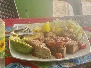   at Govindas Vegetarian Food & Yoga in Leticia