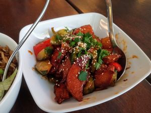 Soy Ribs at Leaf Vegetarian in Rotterdam